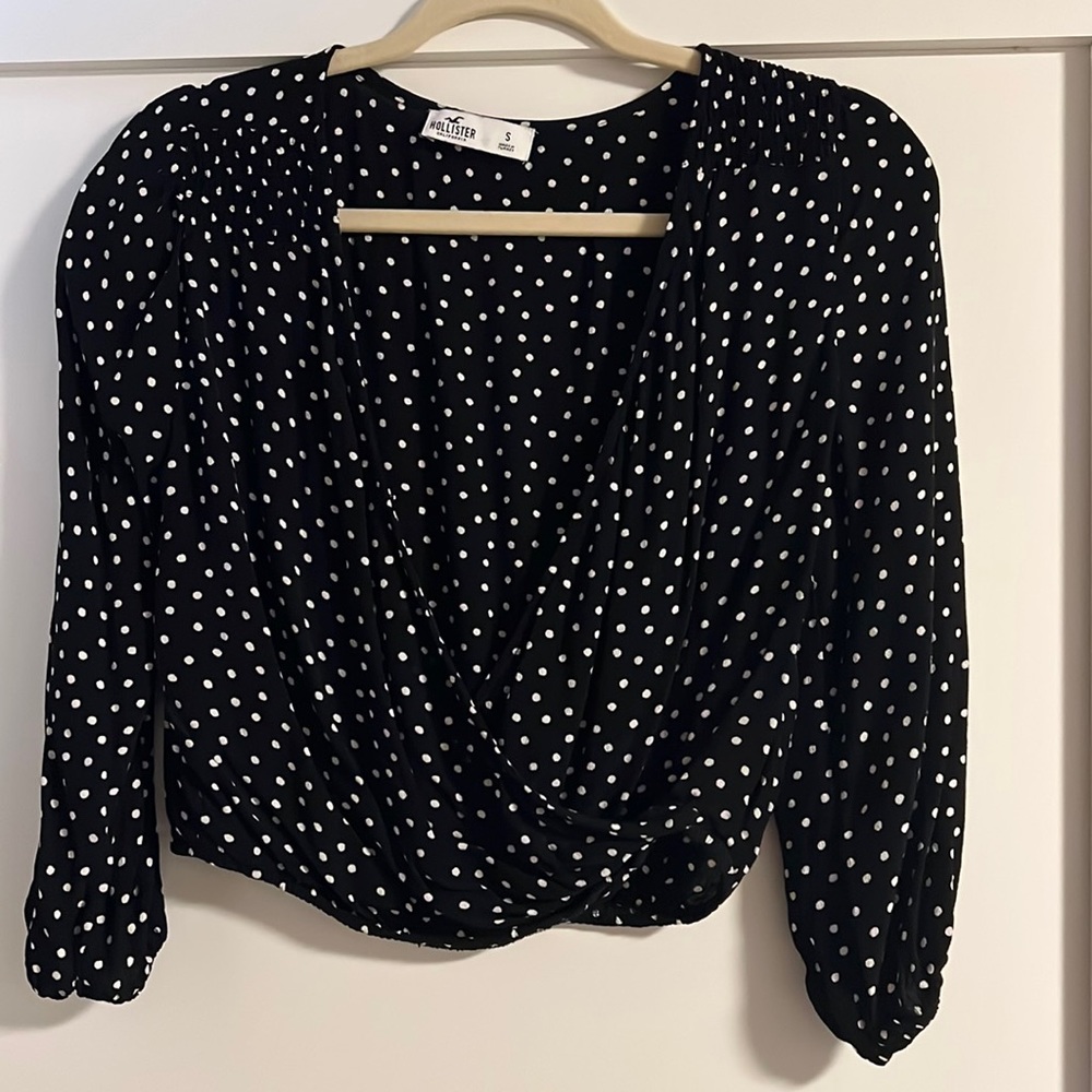 Polka dot blouse